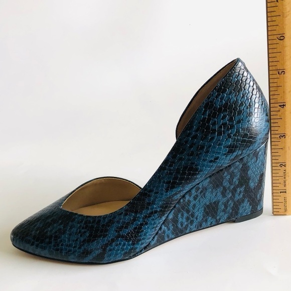 1. State Melman Snake Embossed D’Orsay Wedge - Picture 14 of 14